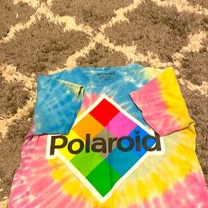 Tie dye Polaroid shirt